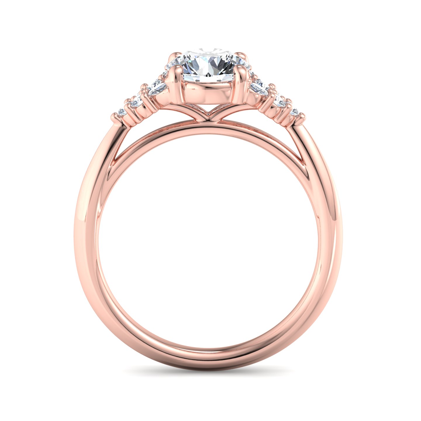 Allison Accented Engagement Ring